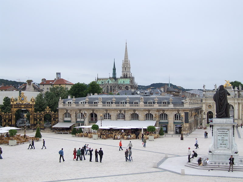 Punkt orientacyjny w Nancy, Francja