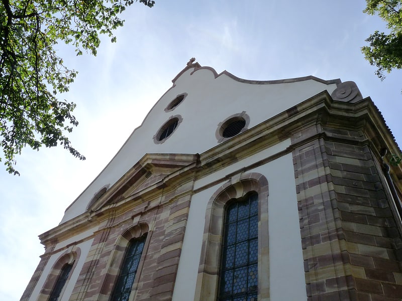 Protestantische Kirche in Straßburg, Frankreich
