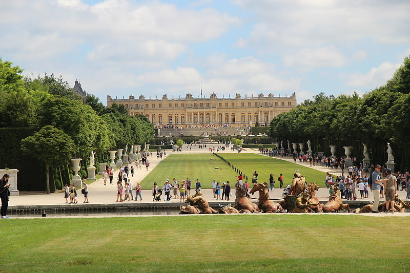 Royal residence in Versailles, France
