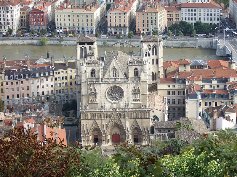 Kathedrale in Lyon, Frankreich
