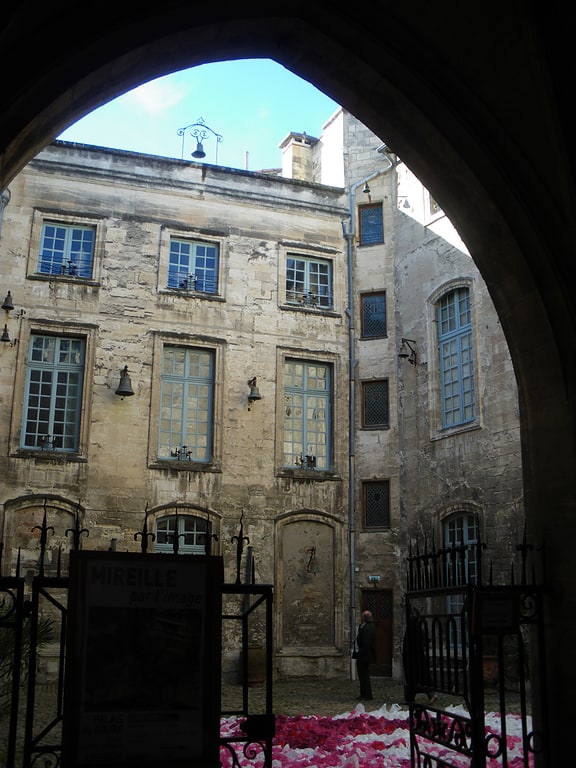 Historical landmark in Avignon, France