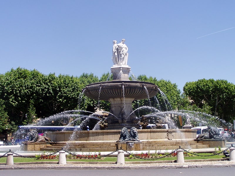Fontaine à Aix-en-Provence, France