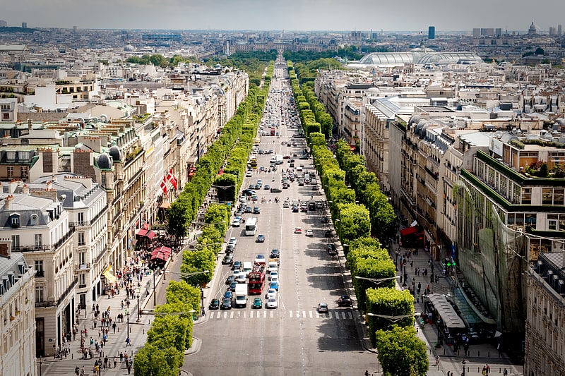 Avenue in Paris, France