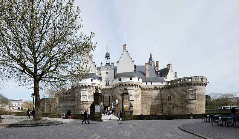 Château fort à Nantes, France