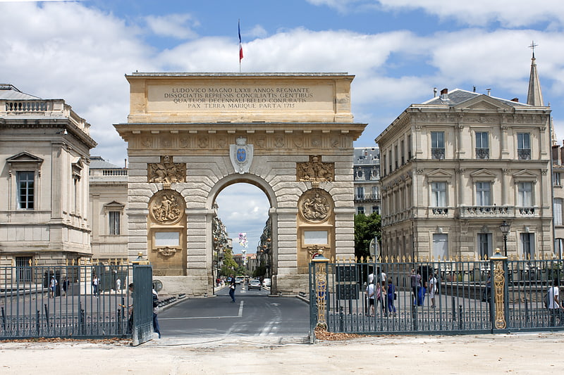 Historische Sehenswürdigkeit in Montpellier, Frankreich