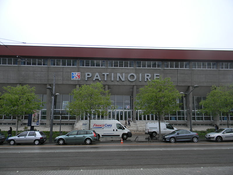 Patinoire à Lyon, France