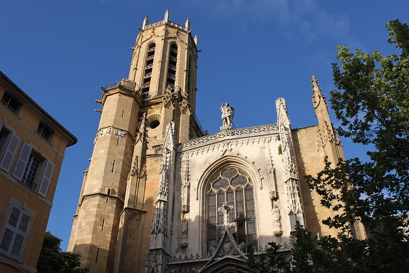 Cathédrale à Aix-en-Provence, France