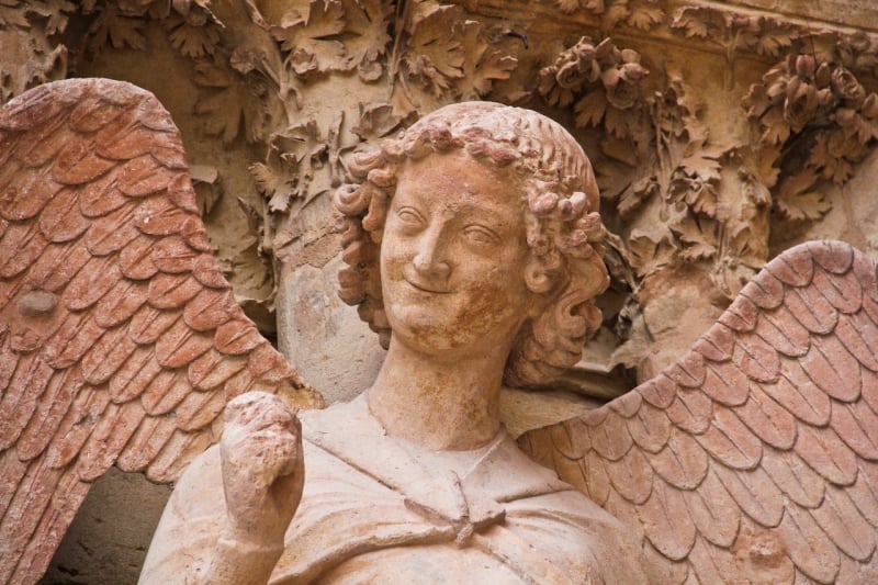 Lächelnder Engel von Reims