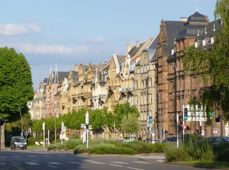 Quartier à Metz, France