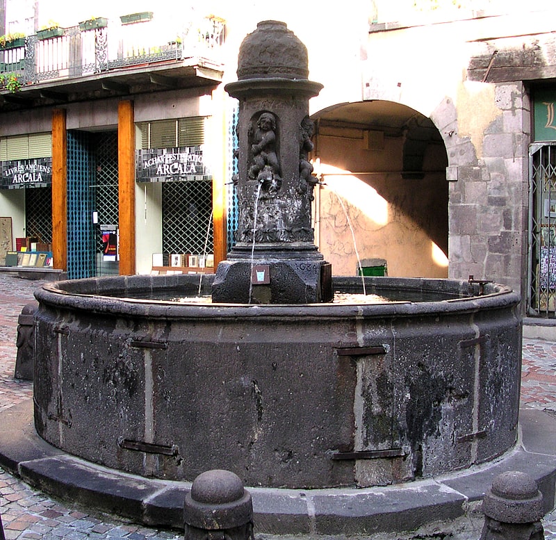 Site historique à Clermont-Ferrand, France