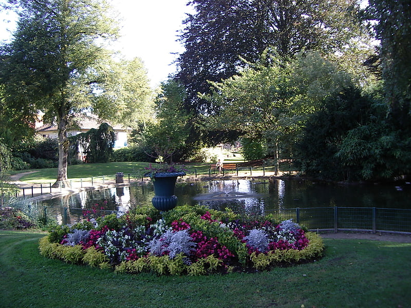 Botanical garden in Sedan, France