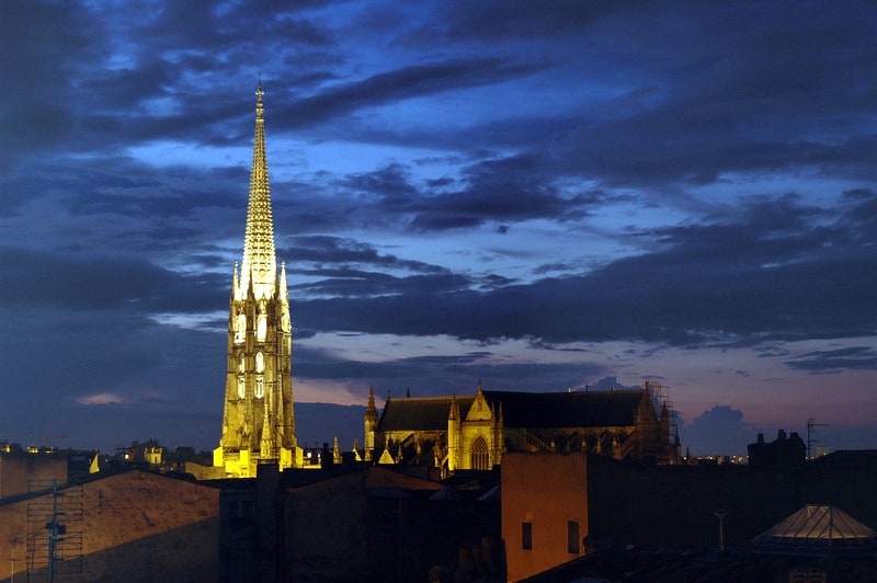 Basilica in Bordeaux, France