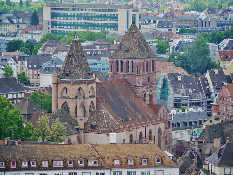 Protestantische Kirche in Straßburg, Frankreich