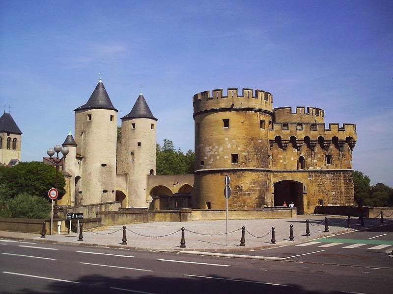 Site historique à Metz, France