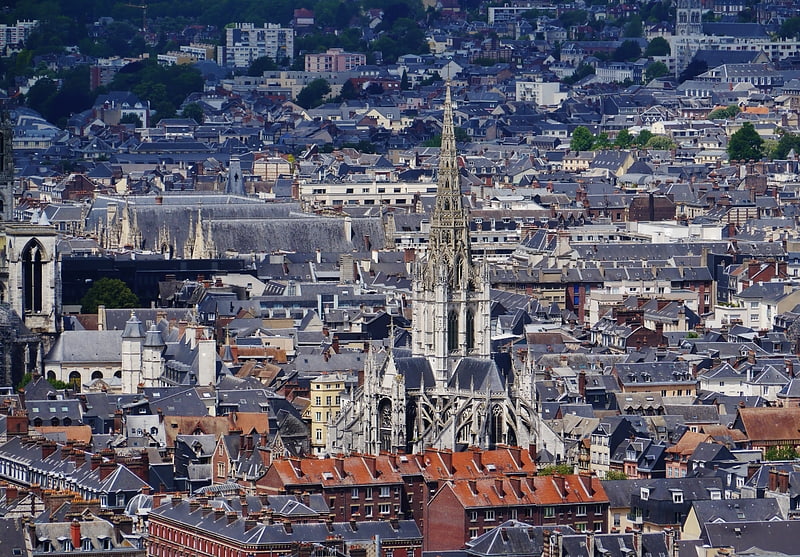 Katholische Kirche in Rouen, Frankreich