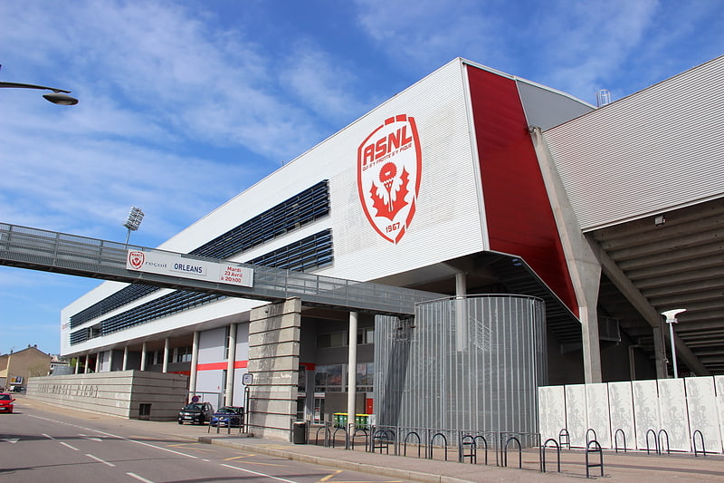 Stade de football à Tomblaine, France