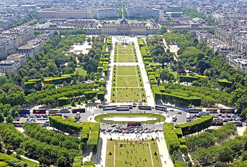 Park in Paris, France