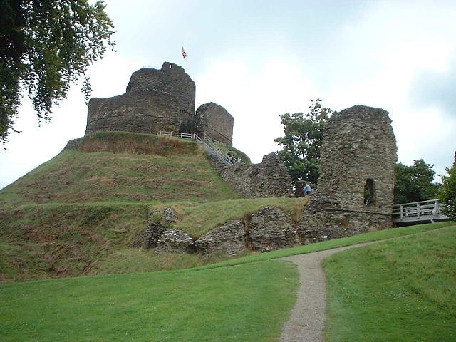 Château fort à Launceston, Angleterre