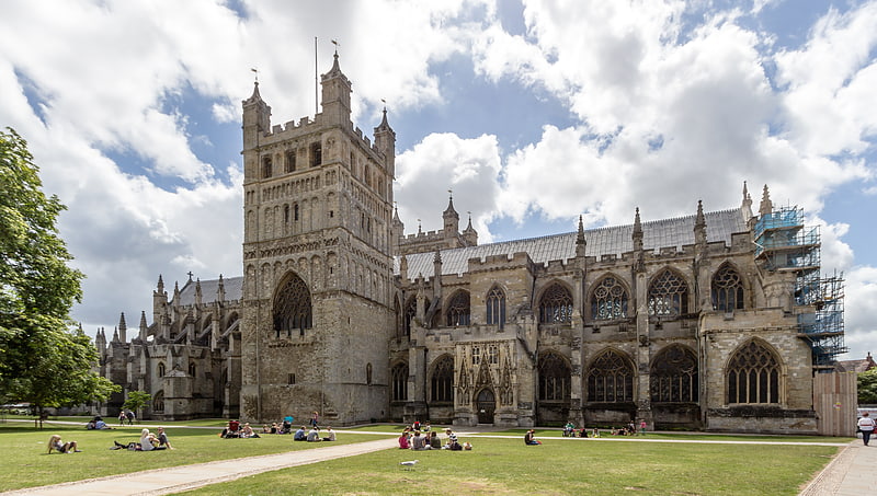 Kathedrale in Exeter, England