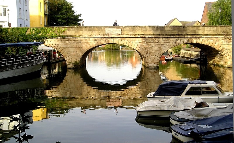 Arch bridge in Oxford, England