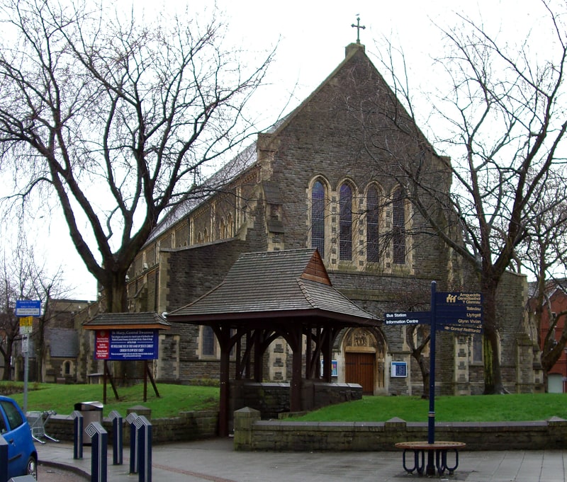 Anglican church in Swansea, Wales