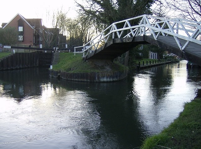 Weir in Newbury, England