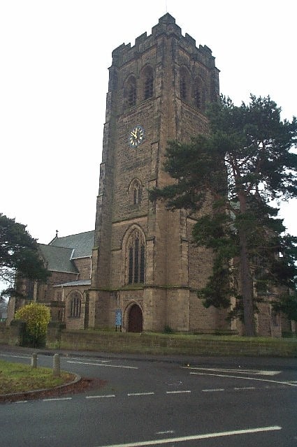 Anglican church in Worksop, England