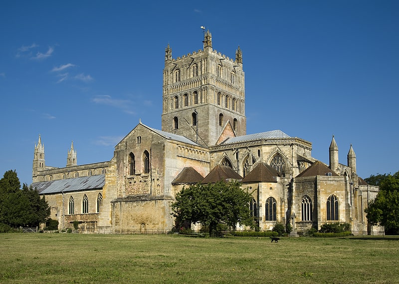 Abbaye à Tewkesbury, Angleterre