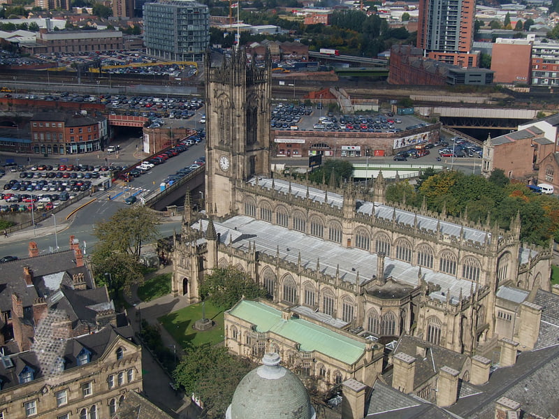 Kathedrale in Manchester, England