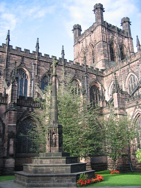Historical landmark in Chester, England