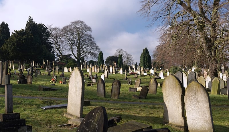 Cemetery in Leicester, England