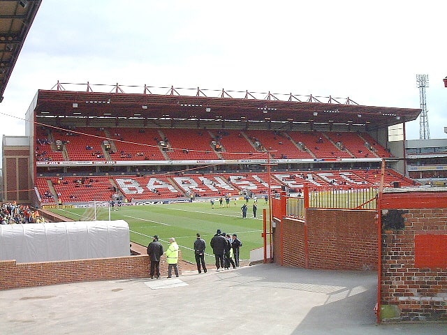 Stadion w Barnsley, Anglia