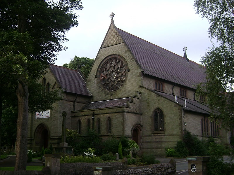 Church in Marple, England