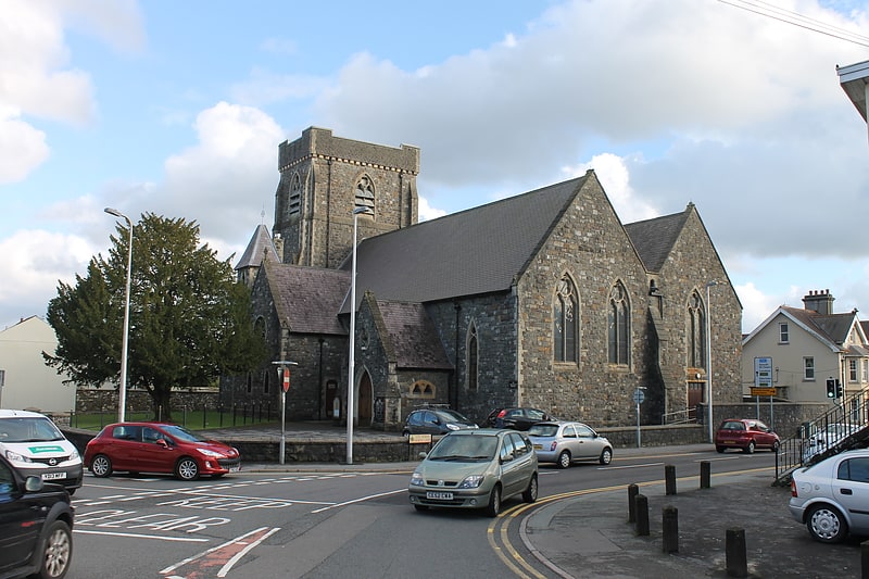 Anglican church in Carmarthen, Wales
