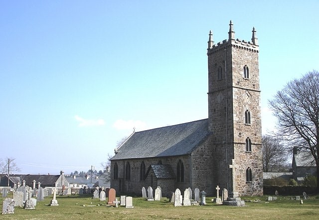 Anglican church in Princetown, England