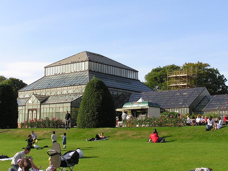 Jardín botánico en Glasgow, Escocia