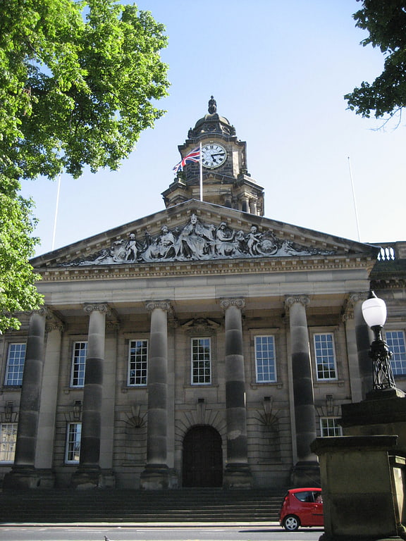 City or town hall in Lancaster, England
