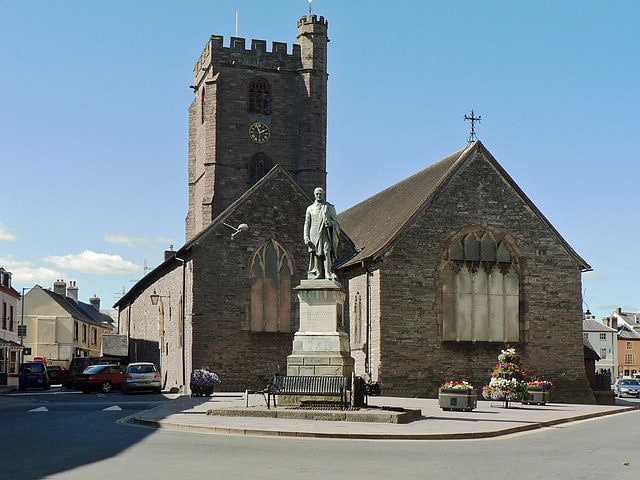 Church in Brecon, Wales