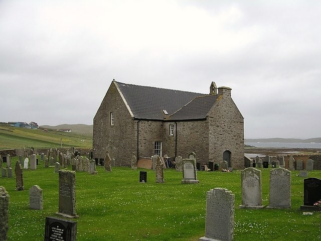 Church in Marrister, Scotland