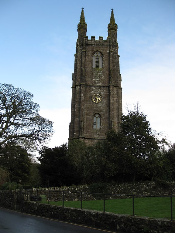 Anglican church in Widecombe-in-the-Moor, England