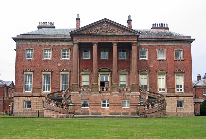 Stately home in Tabley, England
