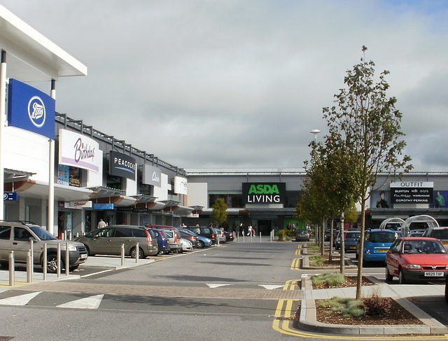 Shopping centre in Newport, Wales