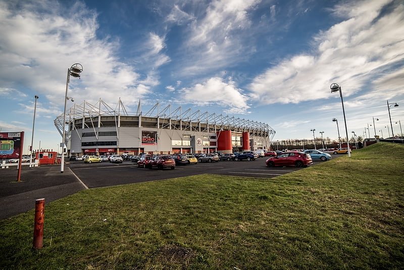 Stade de football à Middlesbrough, Angleterre