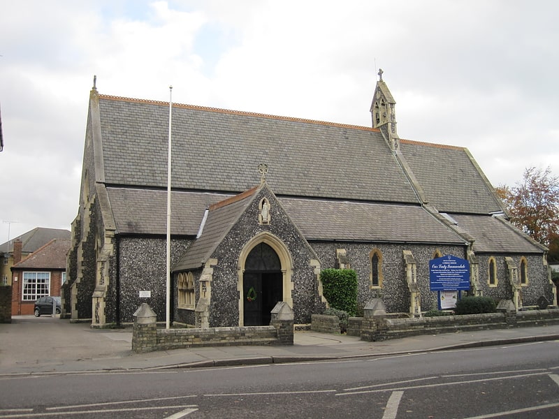 Parish church in Chelmsford, England