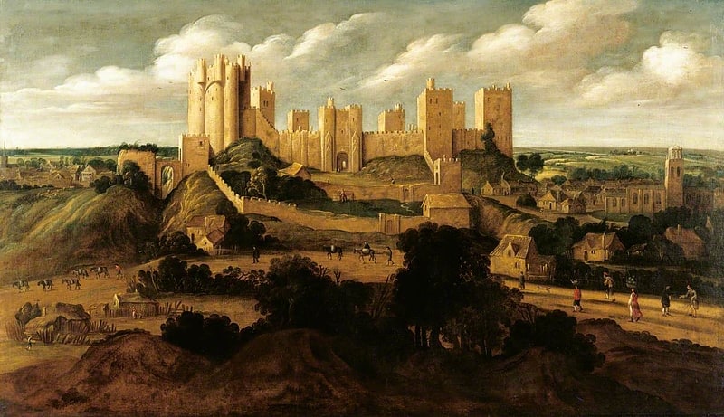 Burg in Pontefract, England