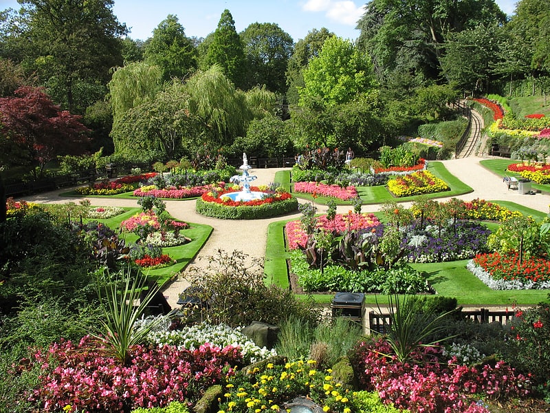 Park in Shrewsbury, England