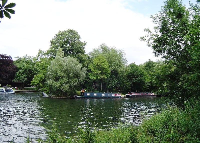 Insel in Staines-upon-Thames, England