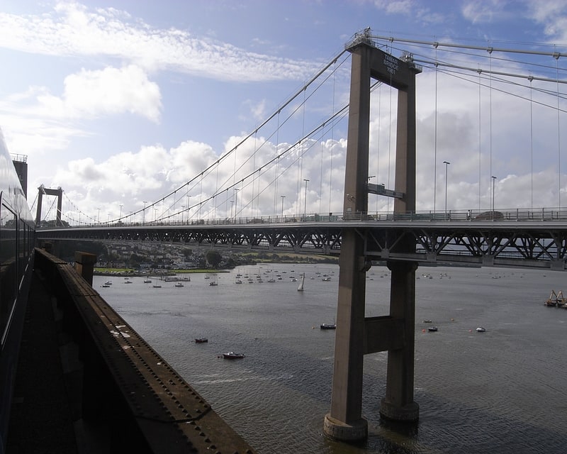 Suspension bridge in Saltash, United Kingdom