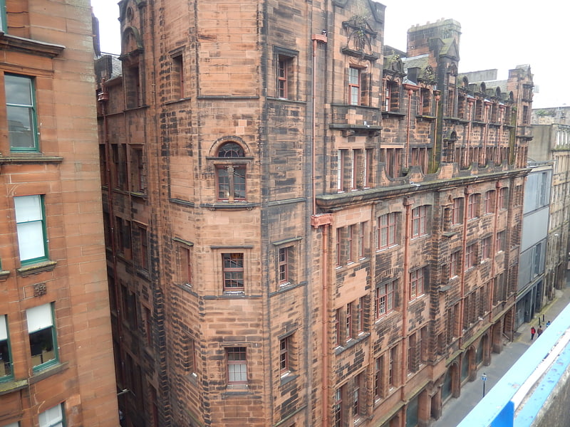 Historical landmark in Glasgow, Scotland