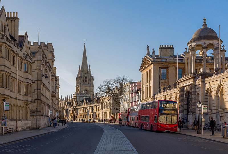 Bâtiment à Oxford, Angleterre